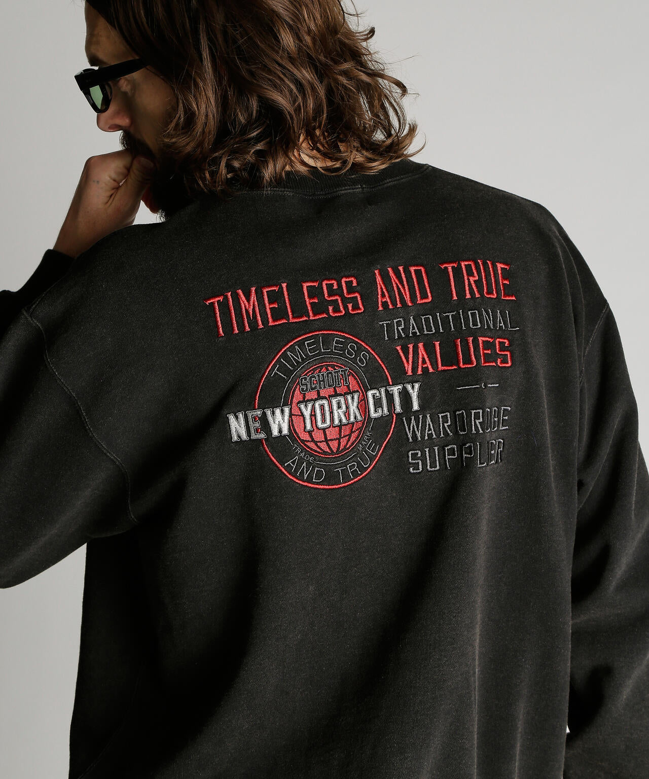 CREW SWEAT TIMELESS AND TRUE/クルー スウェット タイムレス アンド トゥルー