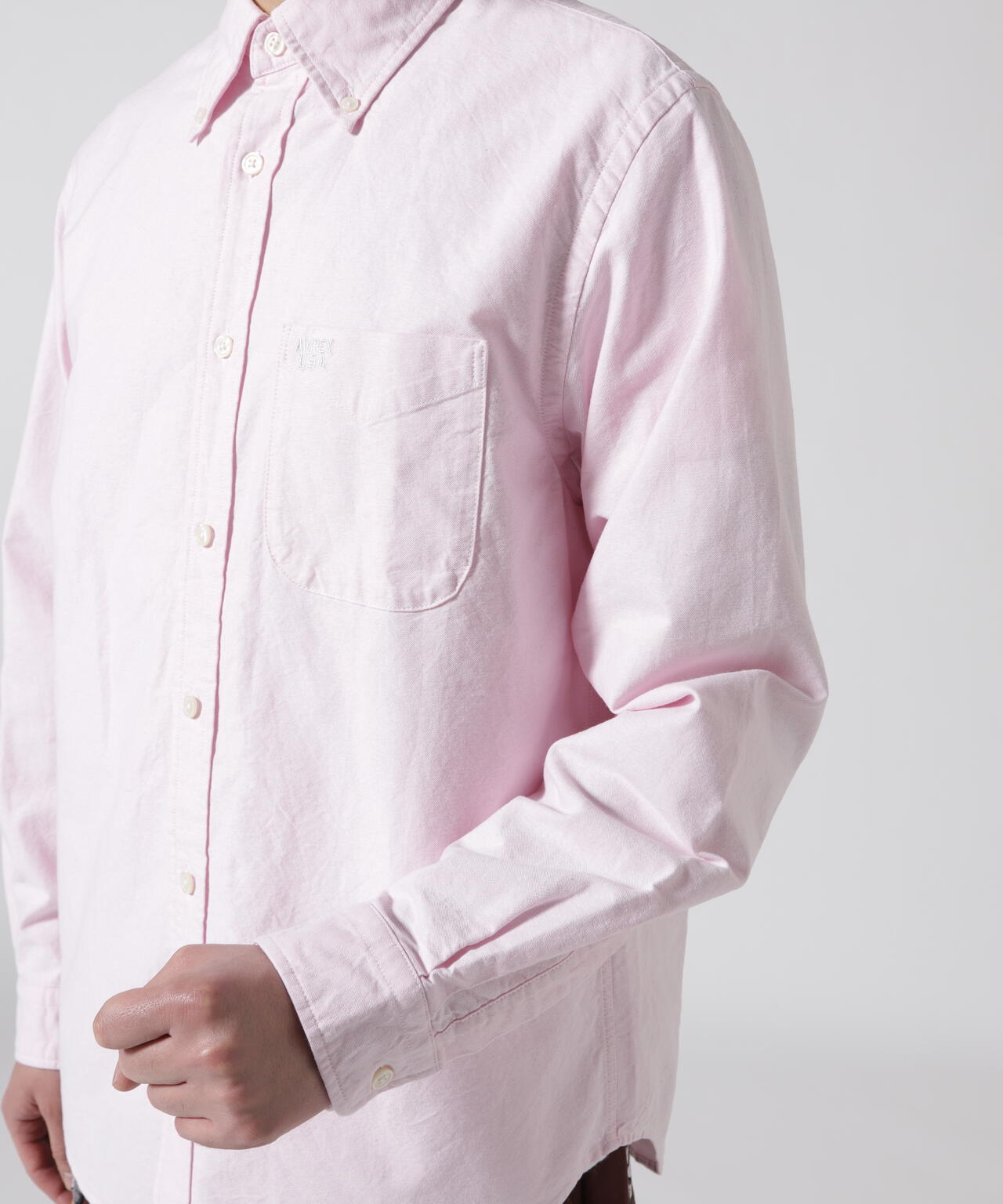 《DAILY/デイリー》BASIC OXFORD LONG SLEEVE B.D. SHIRT / 長袖 ベーシック オックスフォードシャツ