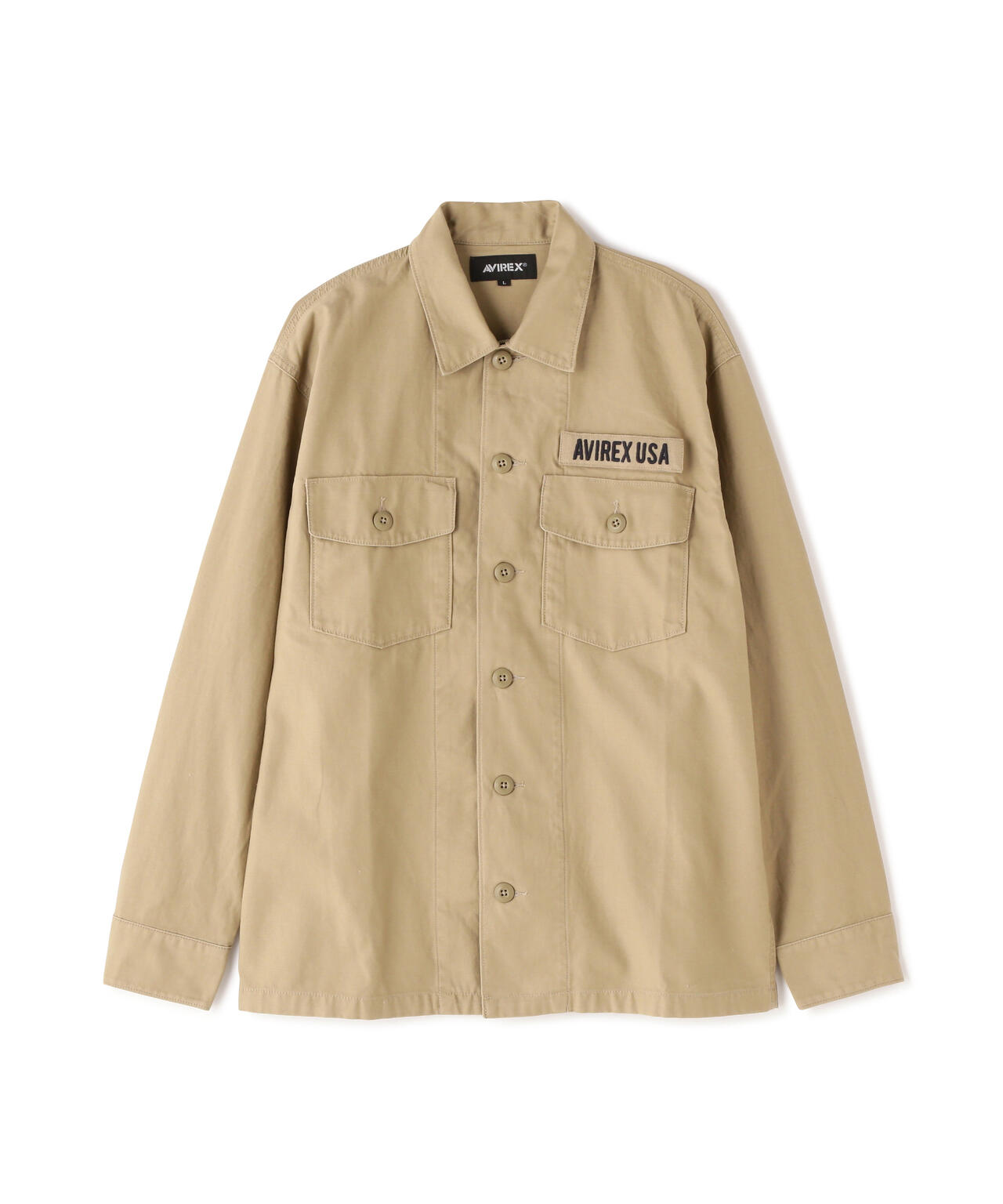 LONG SLEEVE FATIGUE SHIRT / 長袖 ファティーグ シャツ / AVIREX / アヴィレックス / STANDAR
