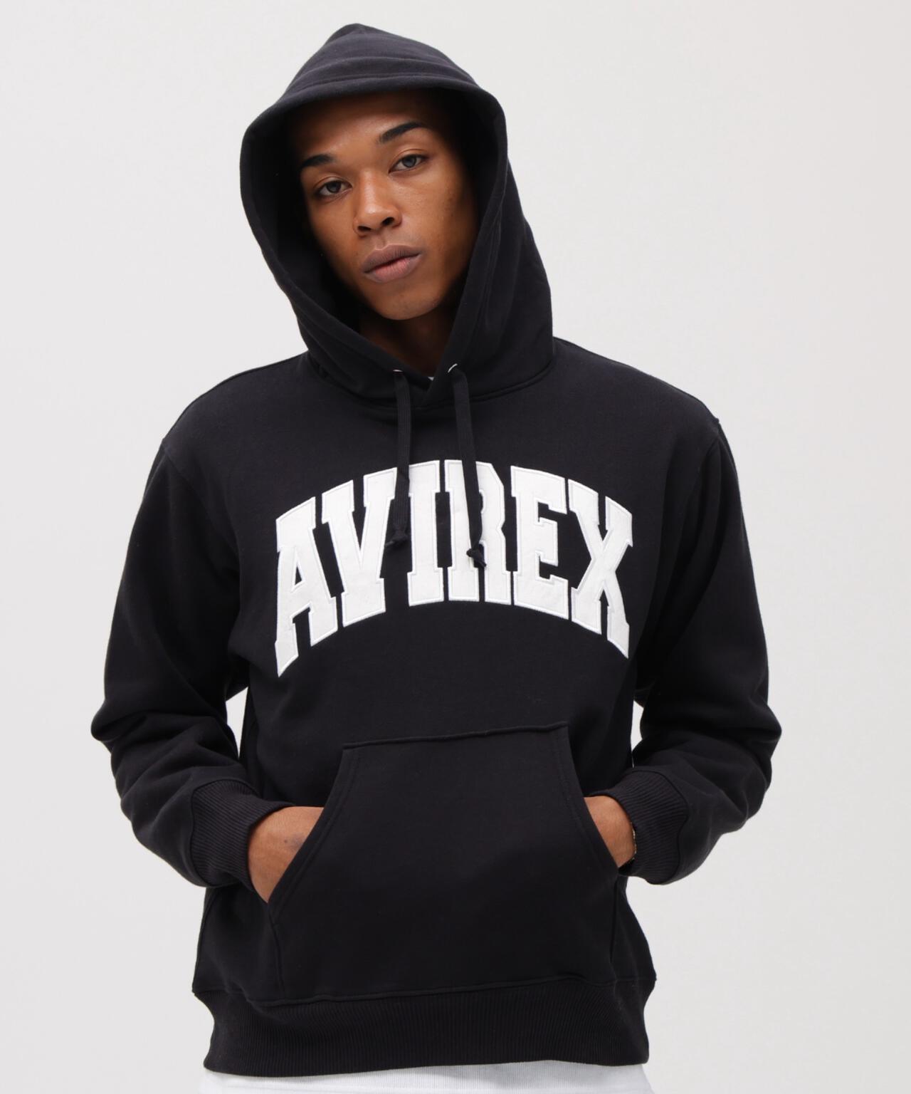 《DAILY/デイリー》PULLOVER SWEAT PARKA LOGO / プルオーバー スウェット パーカー ロゴ / AVIREX