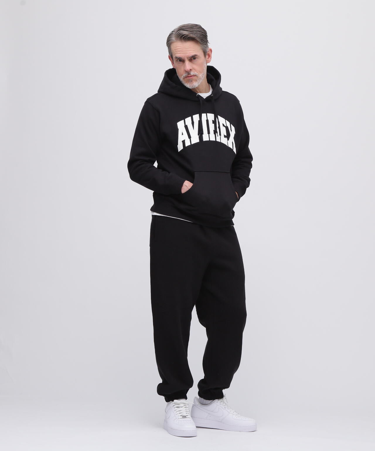 《DAILY/デイリー》PULLOVER SWEAT PARKA LOGO / プルオーバー スウェット パーカー ロゴ / AVIREX