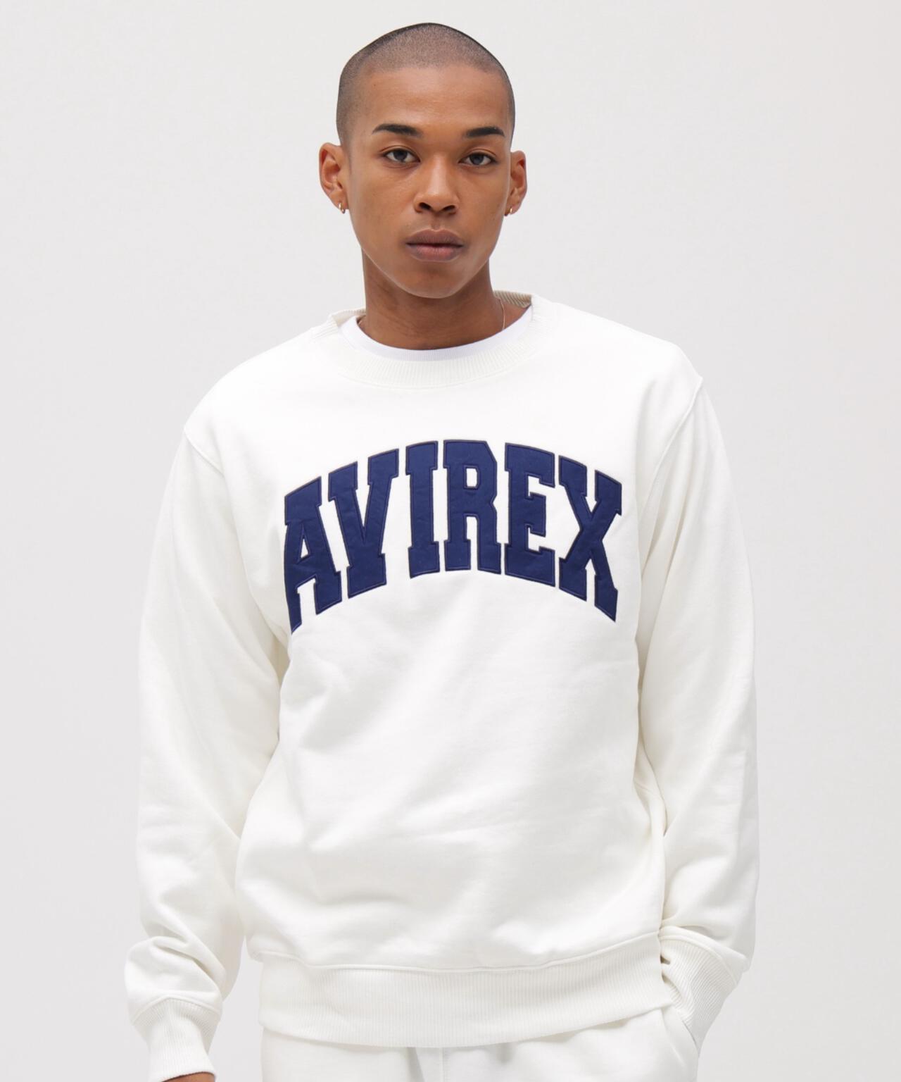 《DAILY/デイリー》CREW NECK L/S SWEAT LOGO / クルーネック ロングスリーブ スウェット / AVIREX /