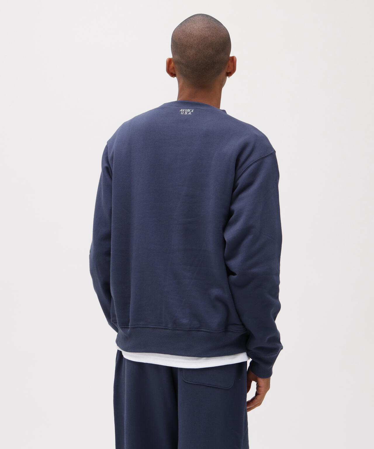 《DAILY/デイリー》CREW NECK L/S SWEAT LOGO / クルーネック ロングスリーブ スウェット / AVIREX /