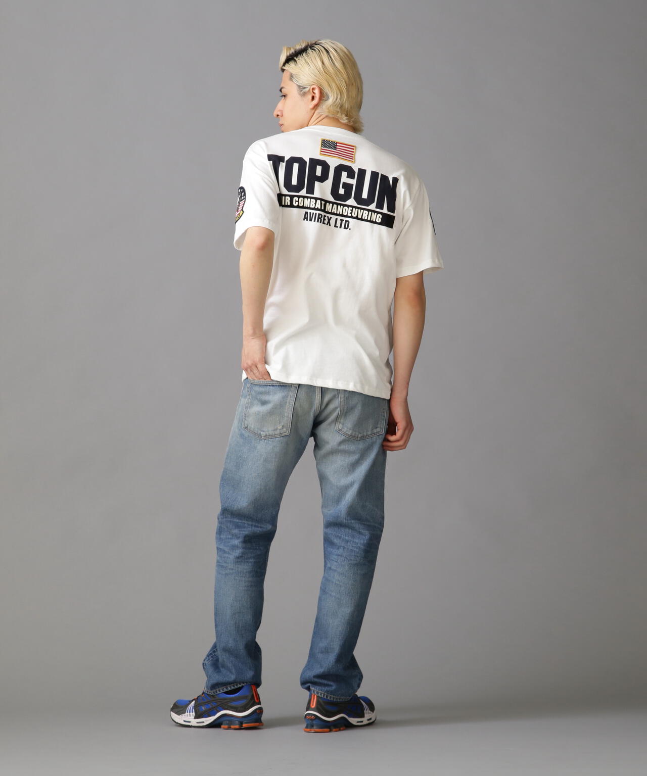 TOP GUN PATCH & PRINT T-SHIRT / トップガン パッチ & プリント Tシャツ