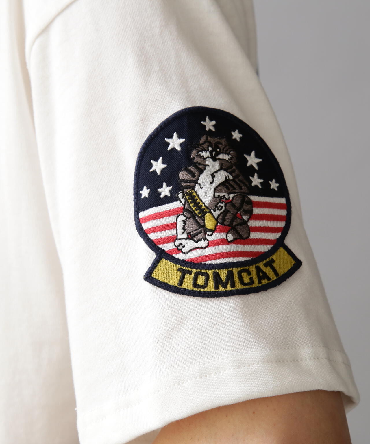 TOP GUN PATCH & PRINT T-SHIRT / トップガン パッチ & プリント Tシャツ