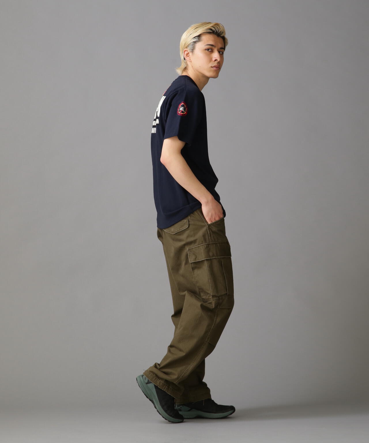 TOP GUN PATCH & PRINT T-SHIRT / トップガン パッチ & プリント Tシャツ