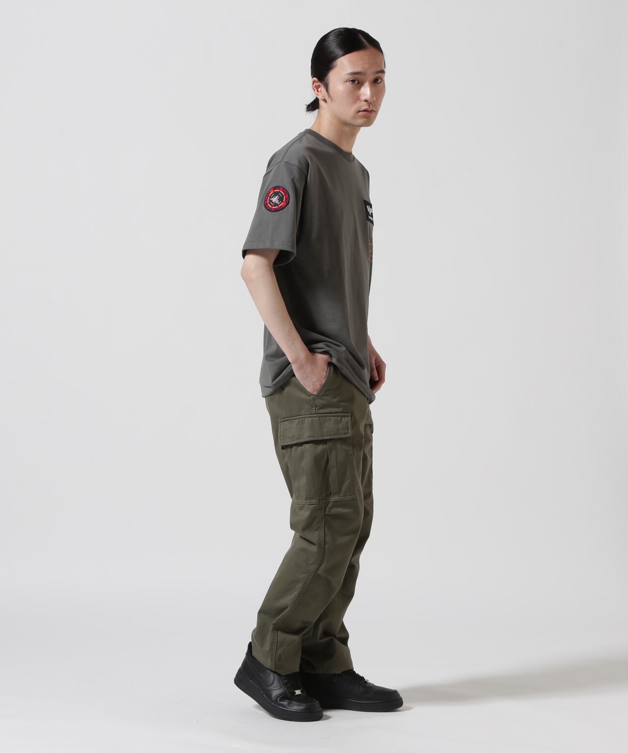 TOP GUN PATCH & PRINT T-SHIRT / トップガン パッチ & プリント Tシャツ