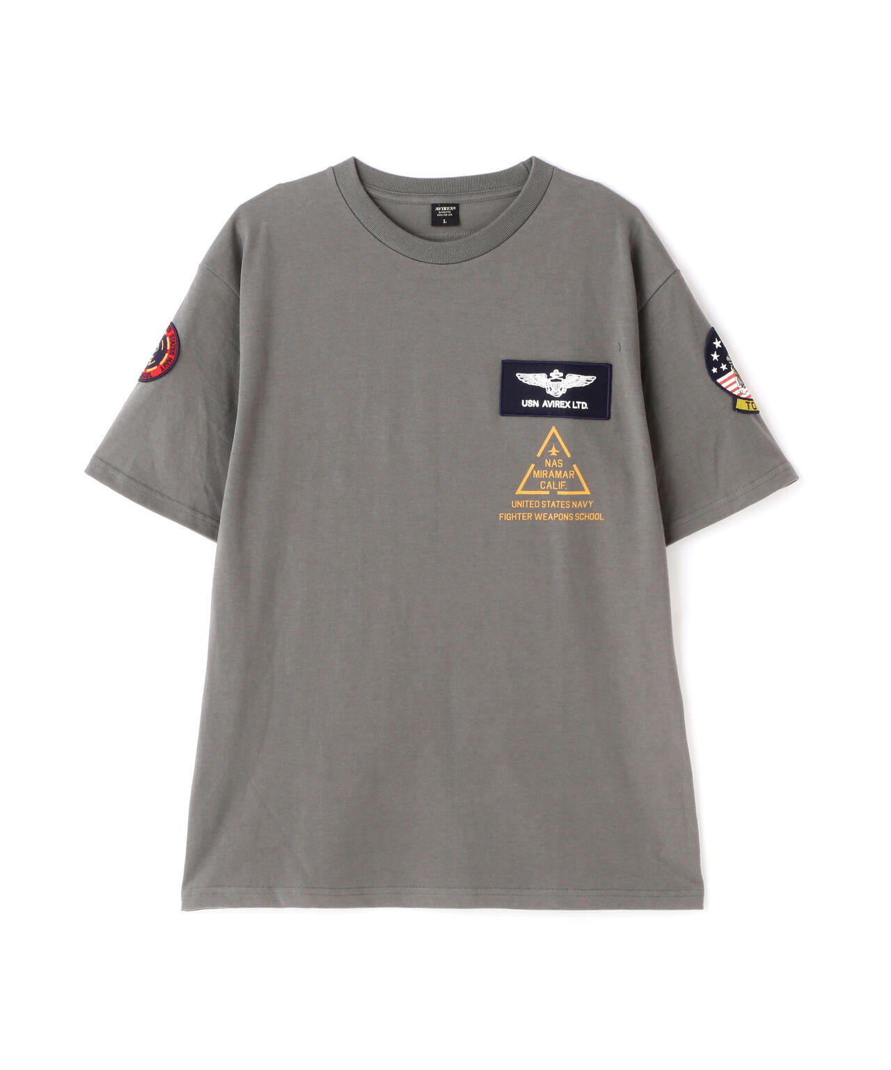 TOP GUN PATCH & PRINT T-SHIRT / トップガン パッチ & プリント Tシャツ