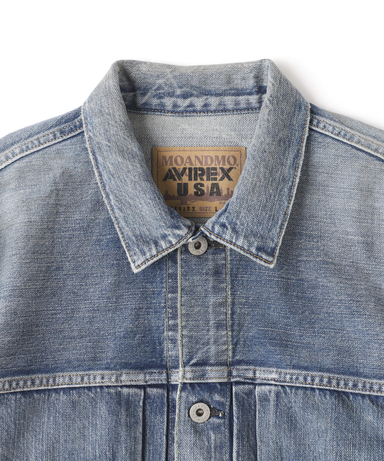 AVIREX × MOANDMOCLOTHING/ICON DENIM JACKET