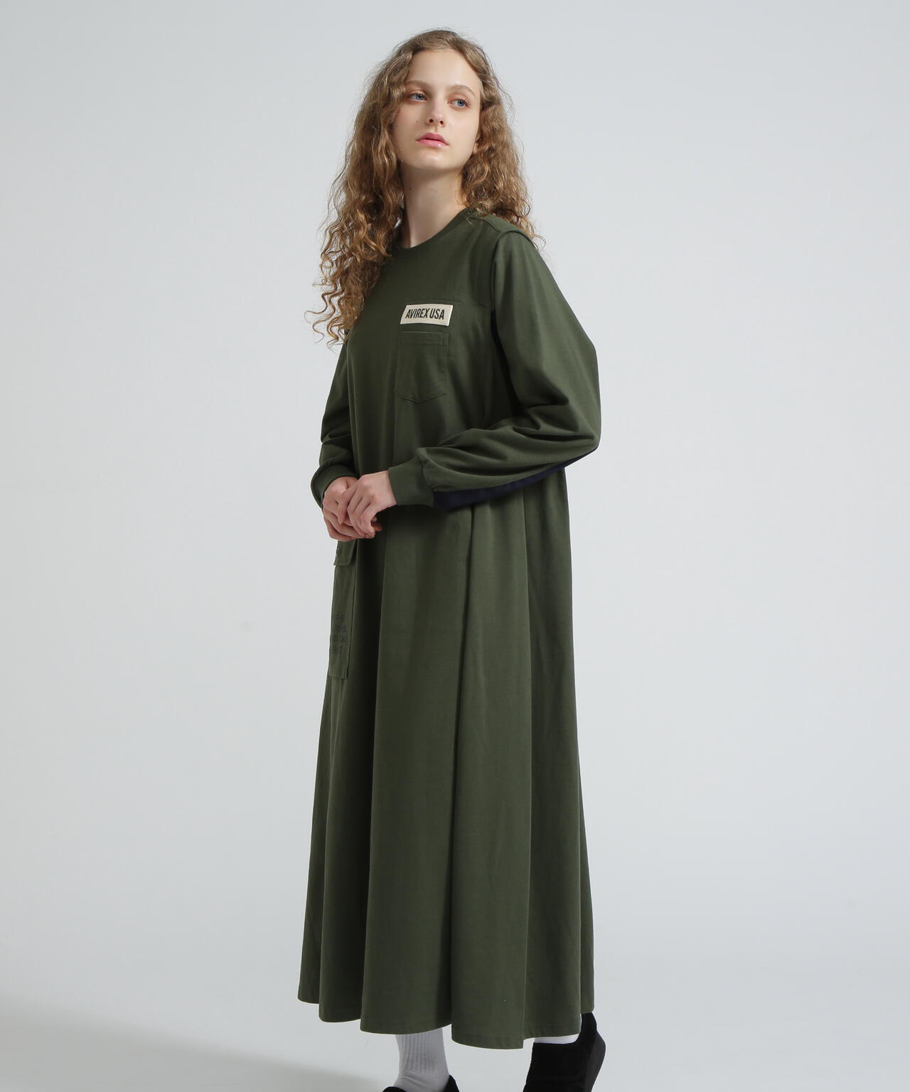 DIFFERENT FABRICS FATIGUE DRESS/ディファレントファブリックファティー