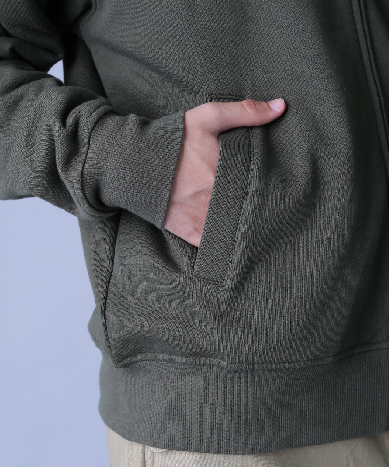 FATIGUE STAND ZIPUP SWEAT / ファティーグ ジップアップ スウェット / AVIREX / アヴィレックス