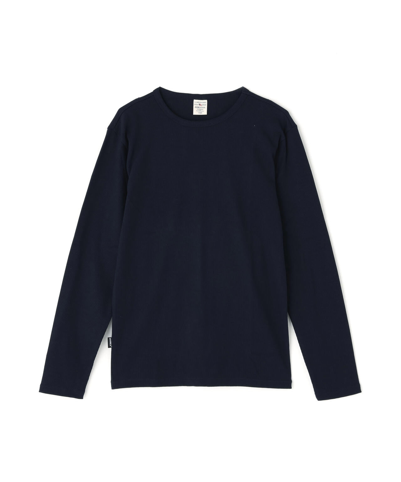 《DAILY/デイリー》RIB L/S CREW NECK T-SHIRT