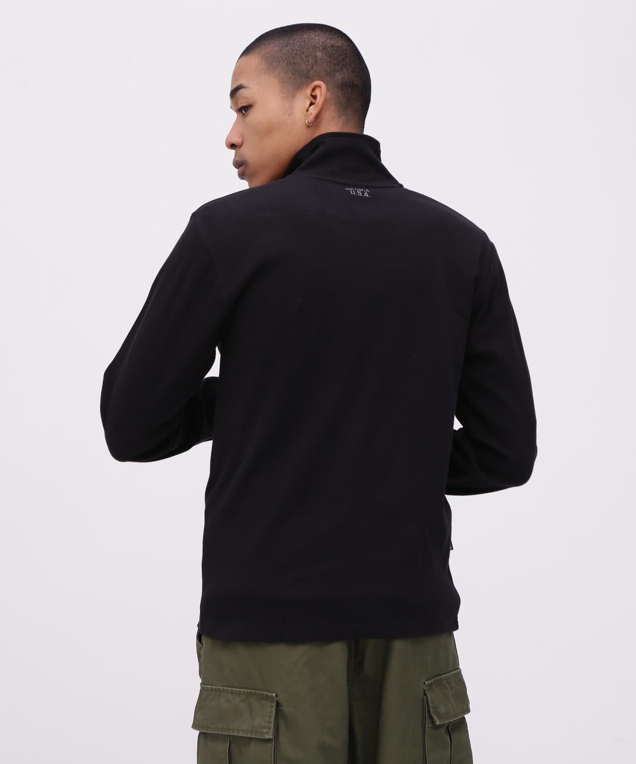 《DAILY/デイリー》STAND ZIP RIB JACKET/スタンドジップ リブ ジャケット