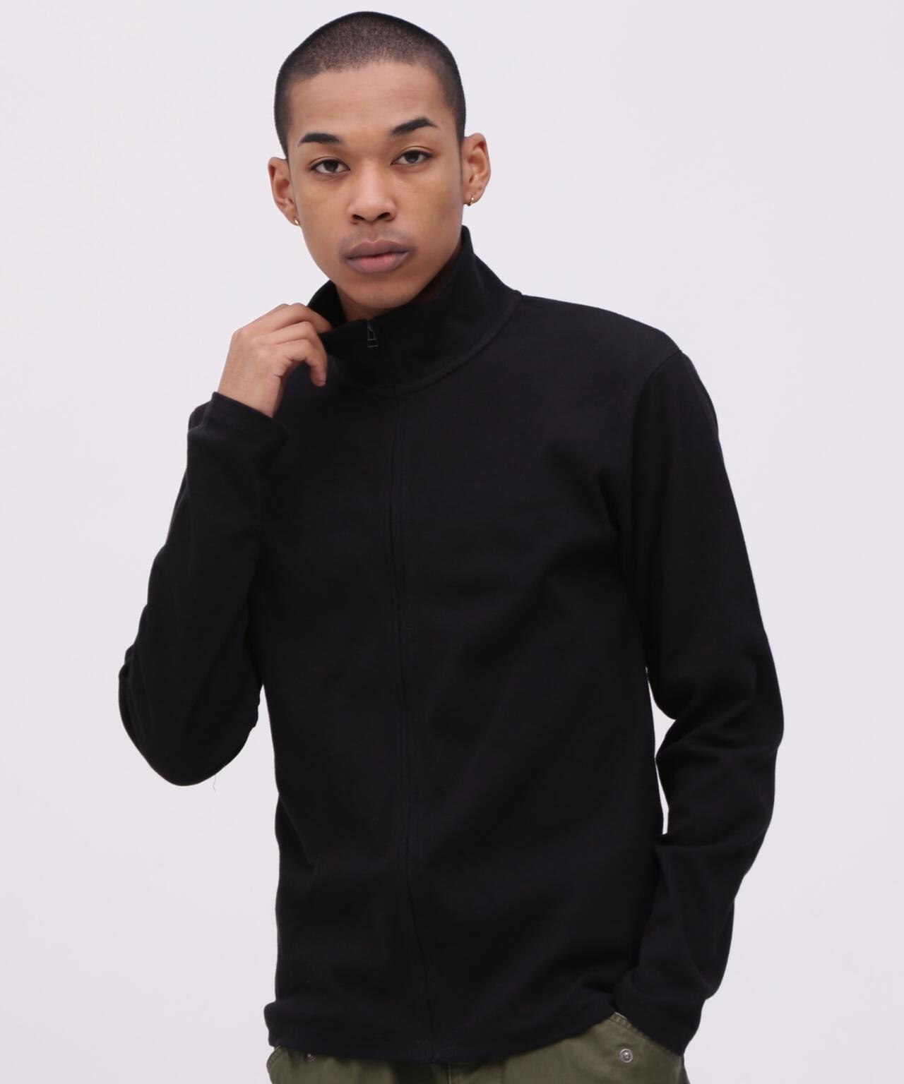 《DAILY/デイリー》STAND ZIP RIB JACKET/スタンドジップ リブ ジャケット