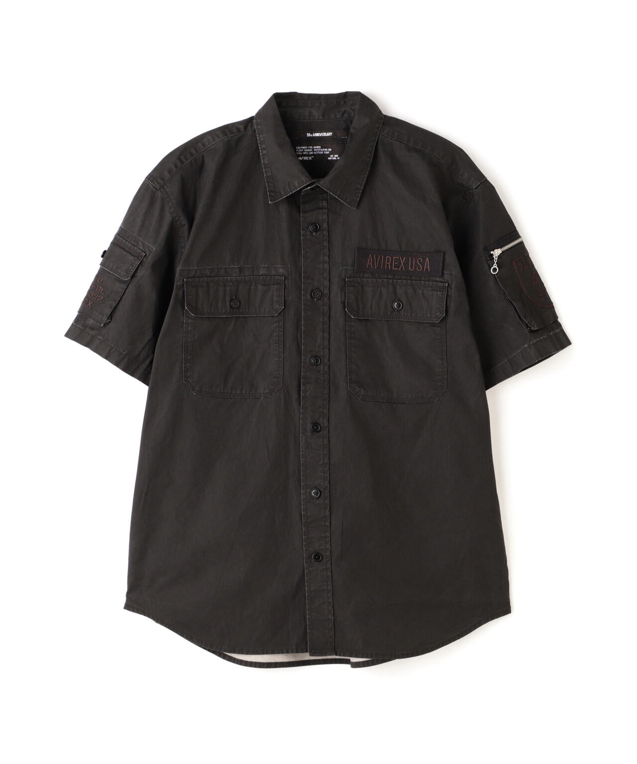 《50th Anniversary》PIGMENT FATIGUE SHIRT / ピグメント ファティーグ シャツ / AVIREX /