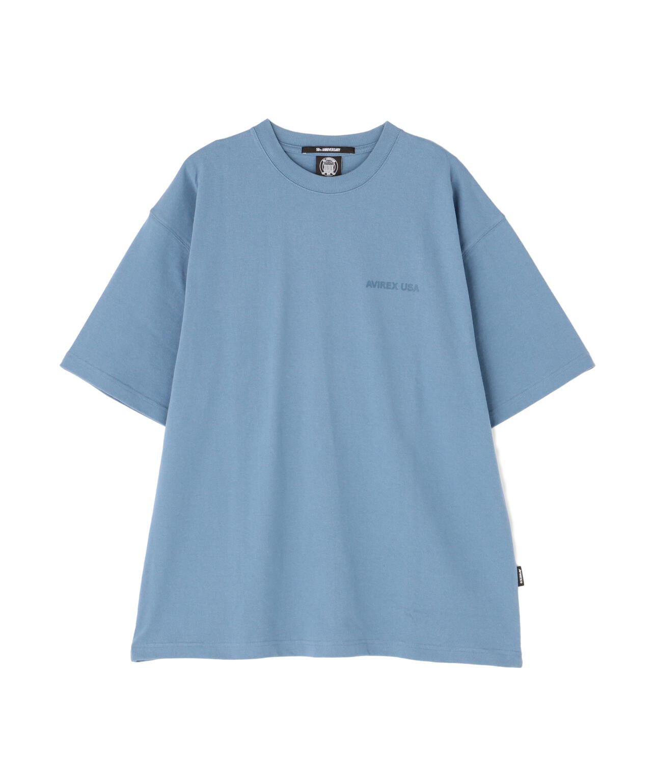 CIRCLE LOGO T-SHIRT "QUEENS BRIDGE" / サークルロゴ 半袖Tシャツ / AVIREX / アヴィレックス