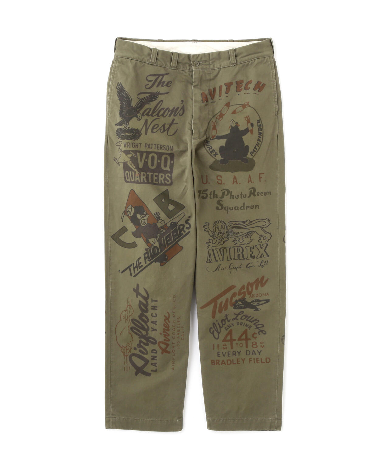 《RESTORE COLLECTION》60’s ARMY CHINO PANTS ”ARCHIVE GRAPHIC”