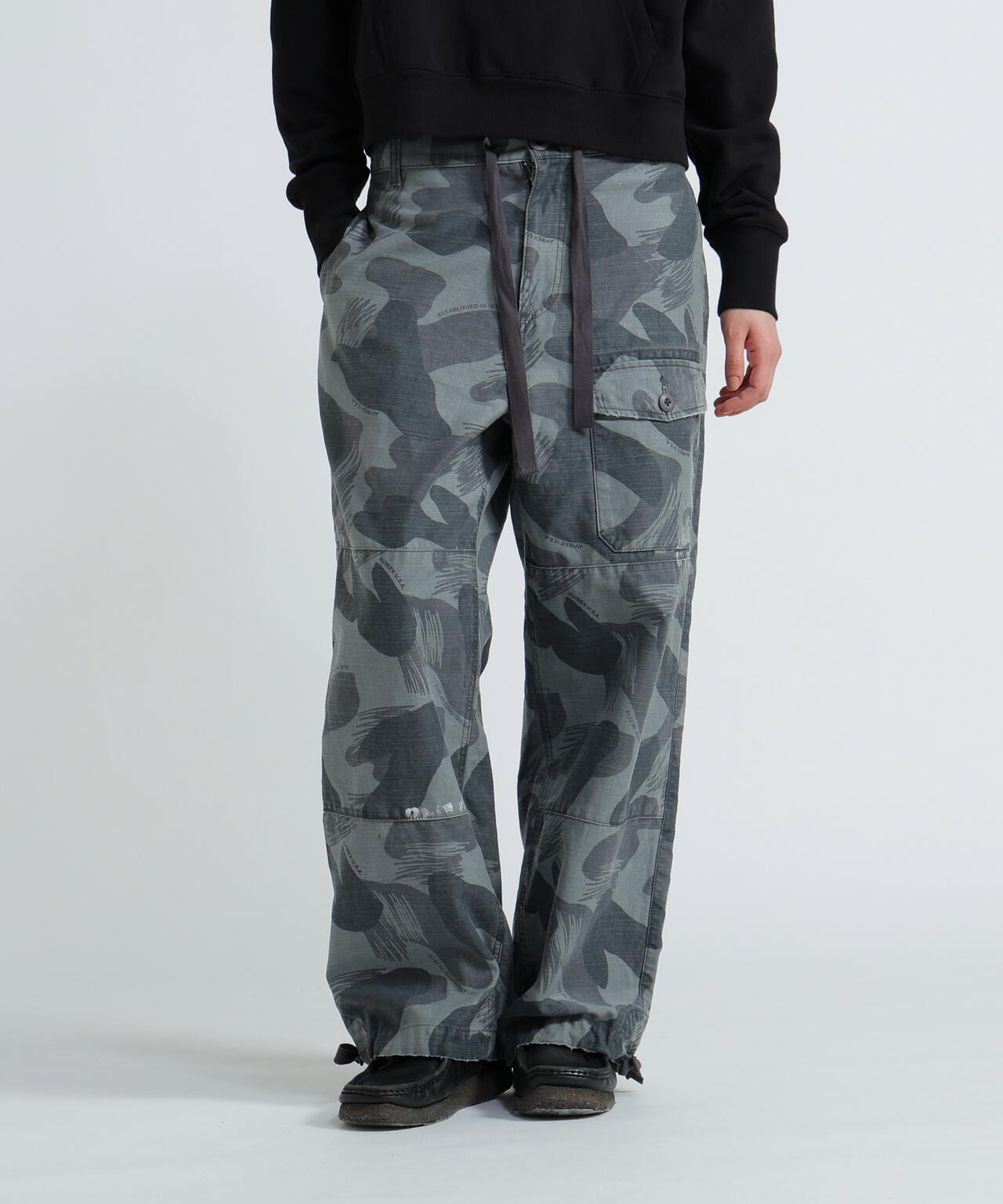 《WOMAN》CAMOUFLAGE CARGO LONG PANTS/カモフラージュカーゴロングパンツ