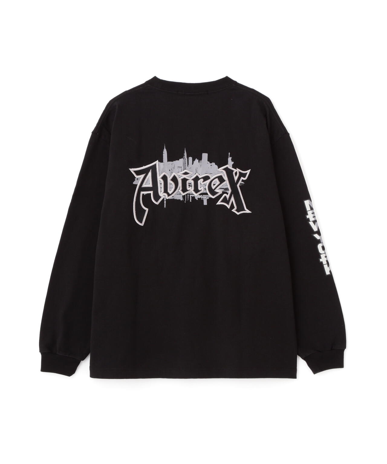 EMB L/S T-SHIRT AVIREX NYC