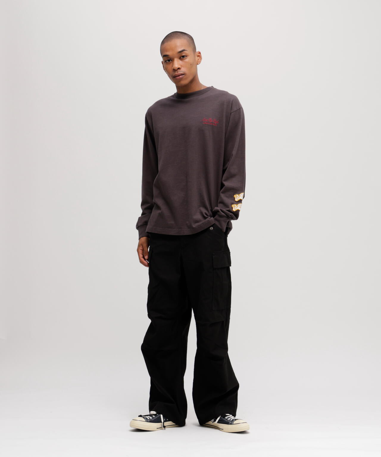 《A.A.R.C》TIGER CHAMPS SLUB L/S T-SHIRT