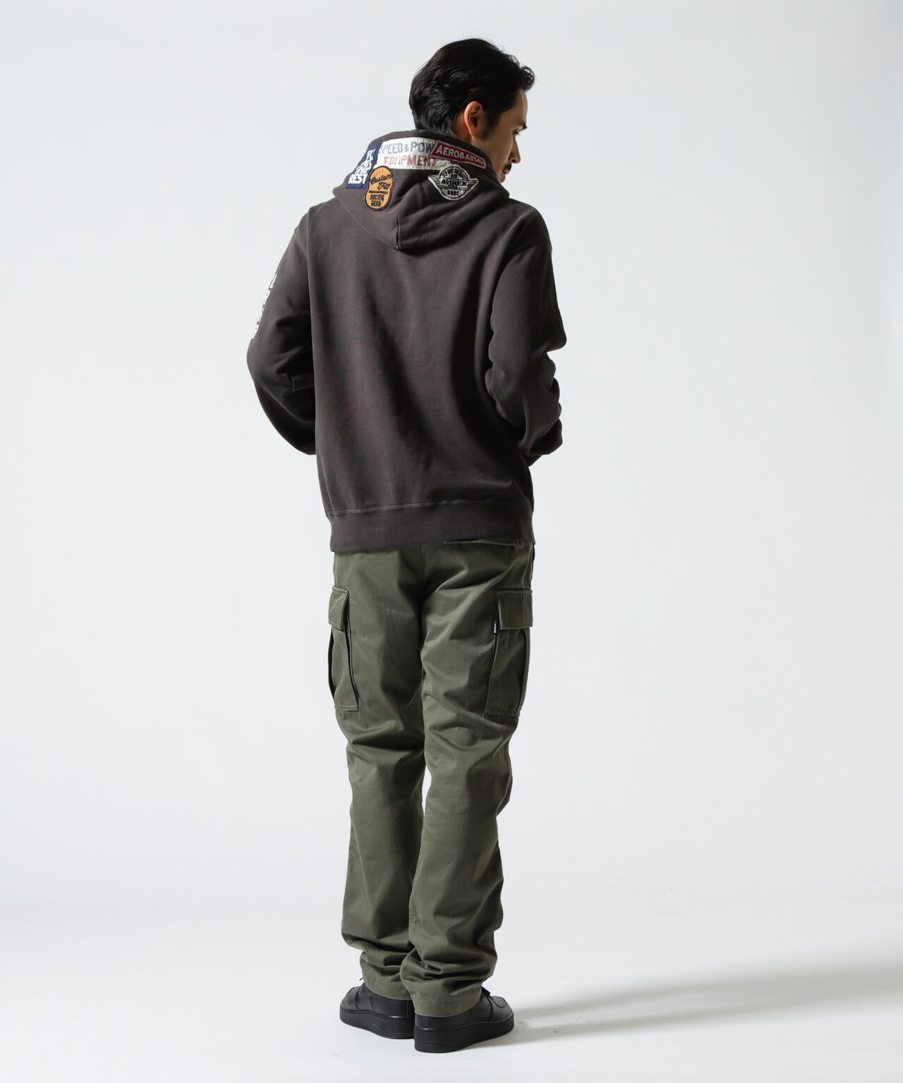《A.A.R.C》PATCHED SWEAT HOODIE