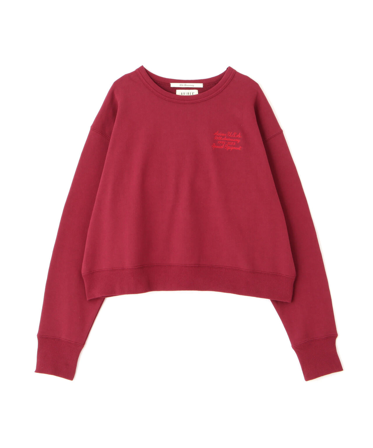 《WOMAN》AVIREX 50th VARSITY CREW SWAET/バーシティークルーネックスウェット