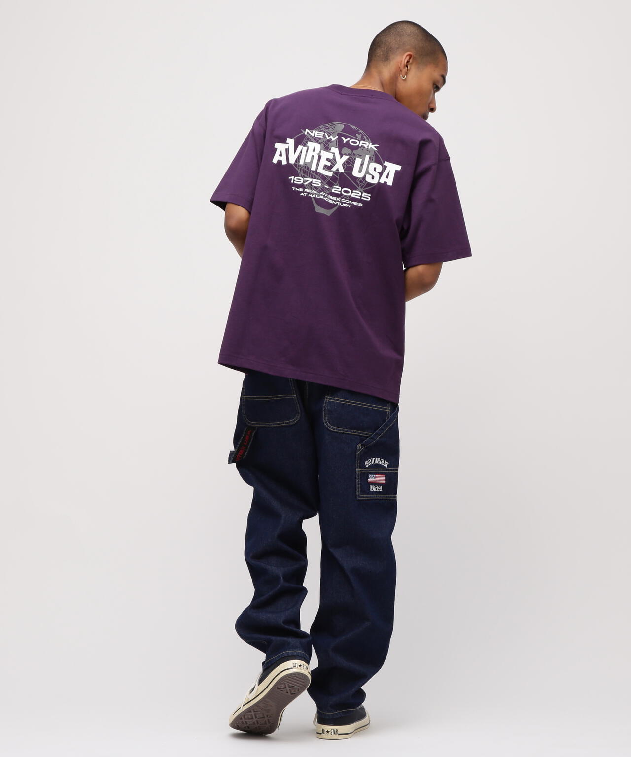 AVIREX USA T-SHIRT / ロゴ 半袖Tシャツ / AVIREX / アヴィレックス