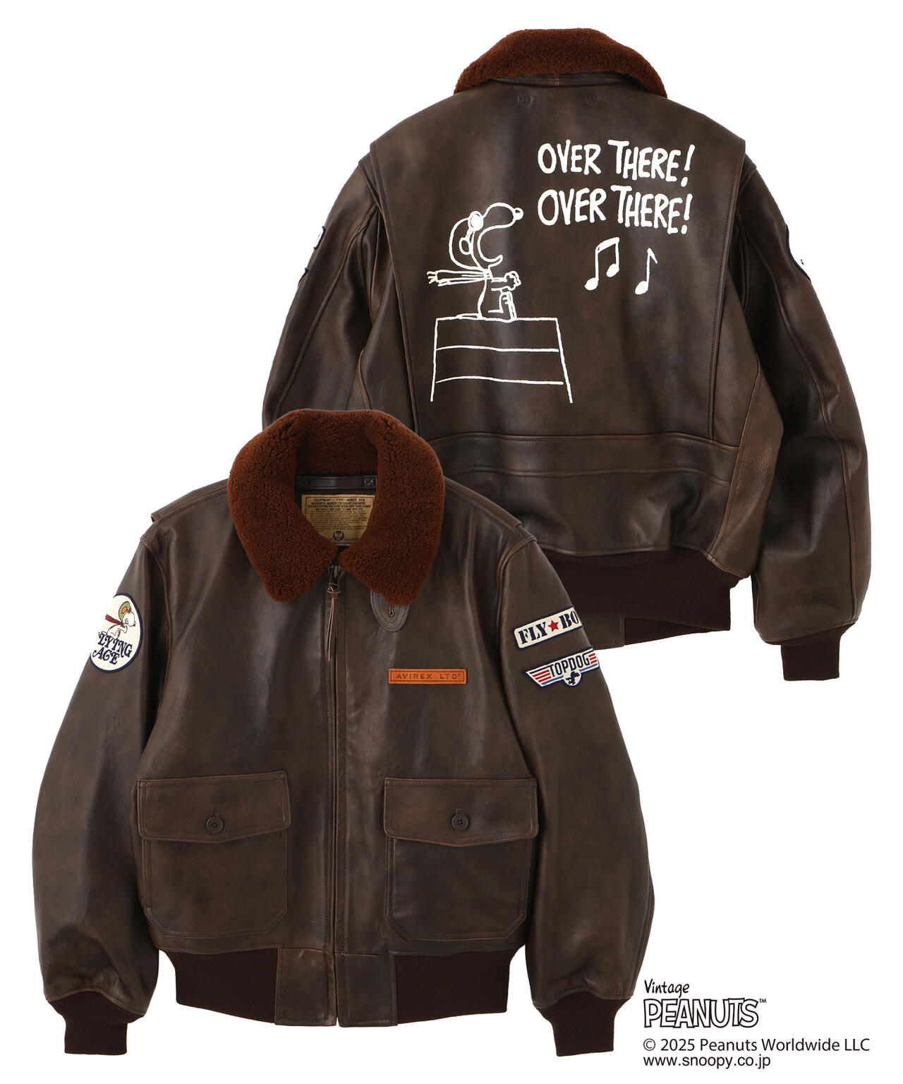 《AVIREX × PEANUTS》G-1 ”FLYING ACE”