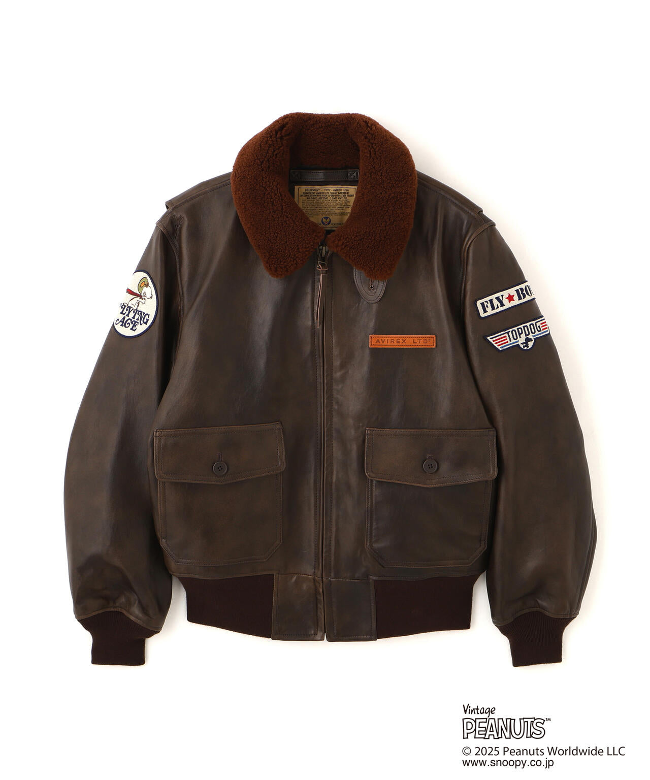 《AVIREX × PEANUTS》G-1 ”FLYING ACE”