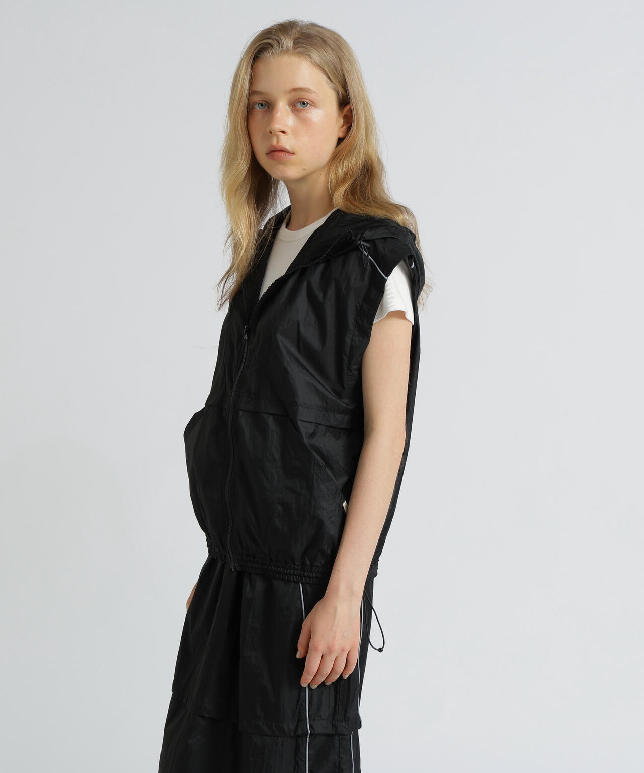 《WOMAN》SHEER COLOR SCHEME HOODIE JACKET/シアーカラースキーム フーディージャケット