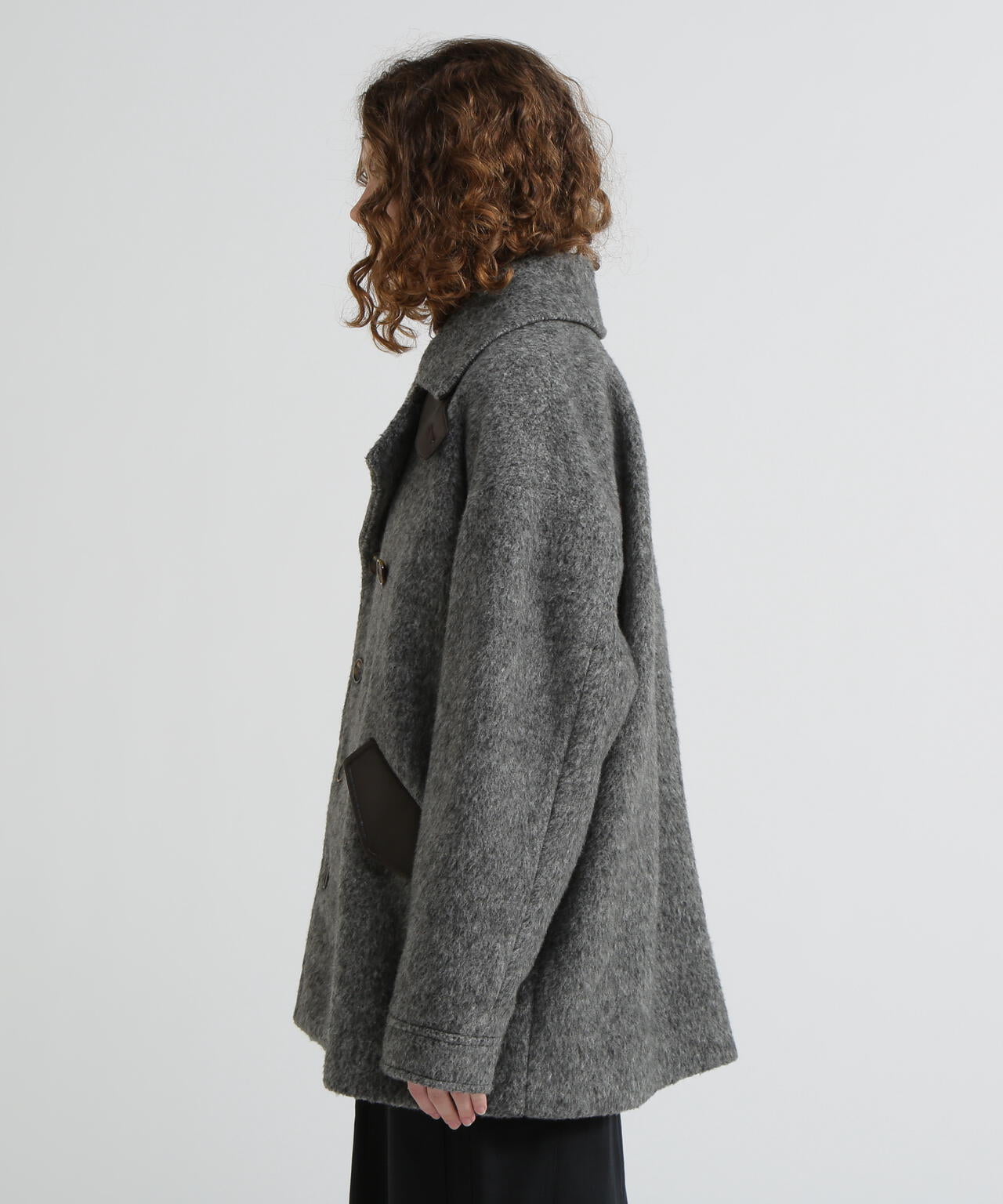 《直営店限定》SHAGGY PEA COAT/シャギーピーコート