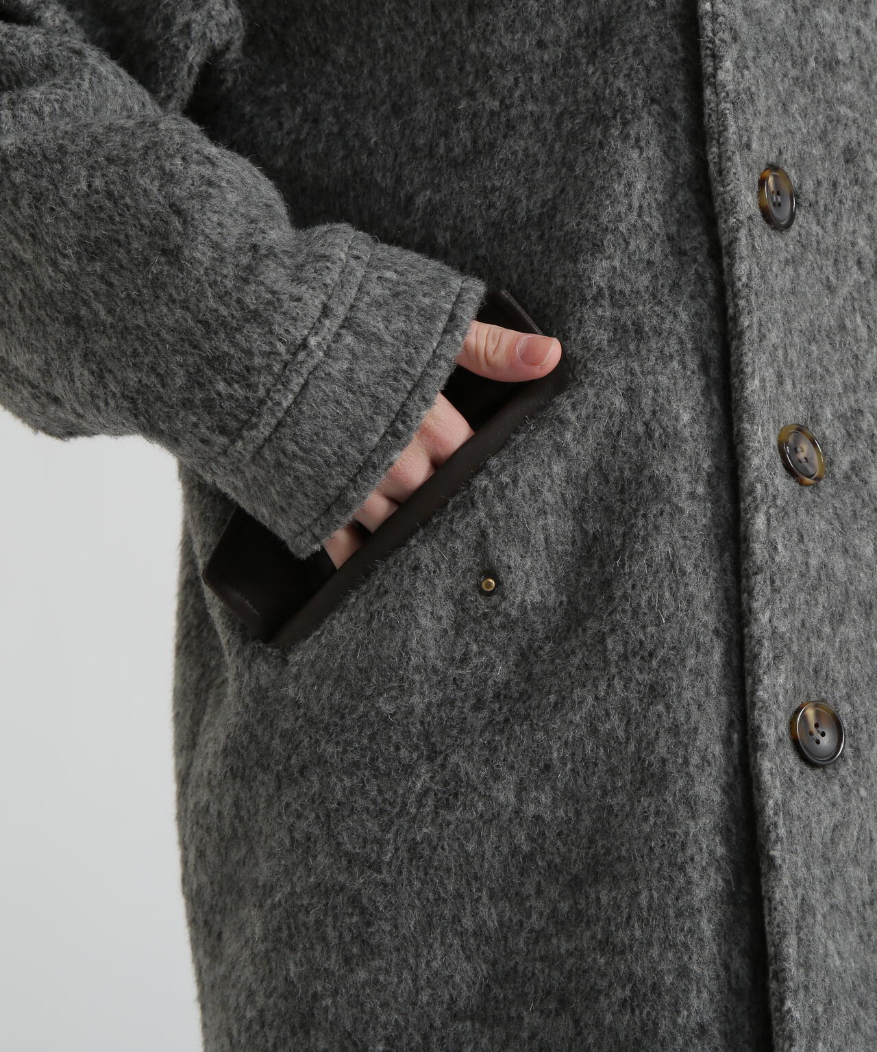 《直営店限定》SHAGGY PEA COAT/シャギーピーコート
