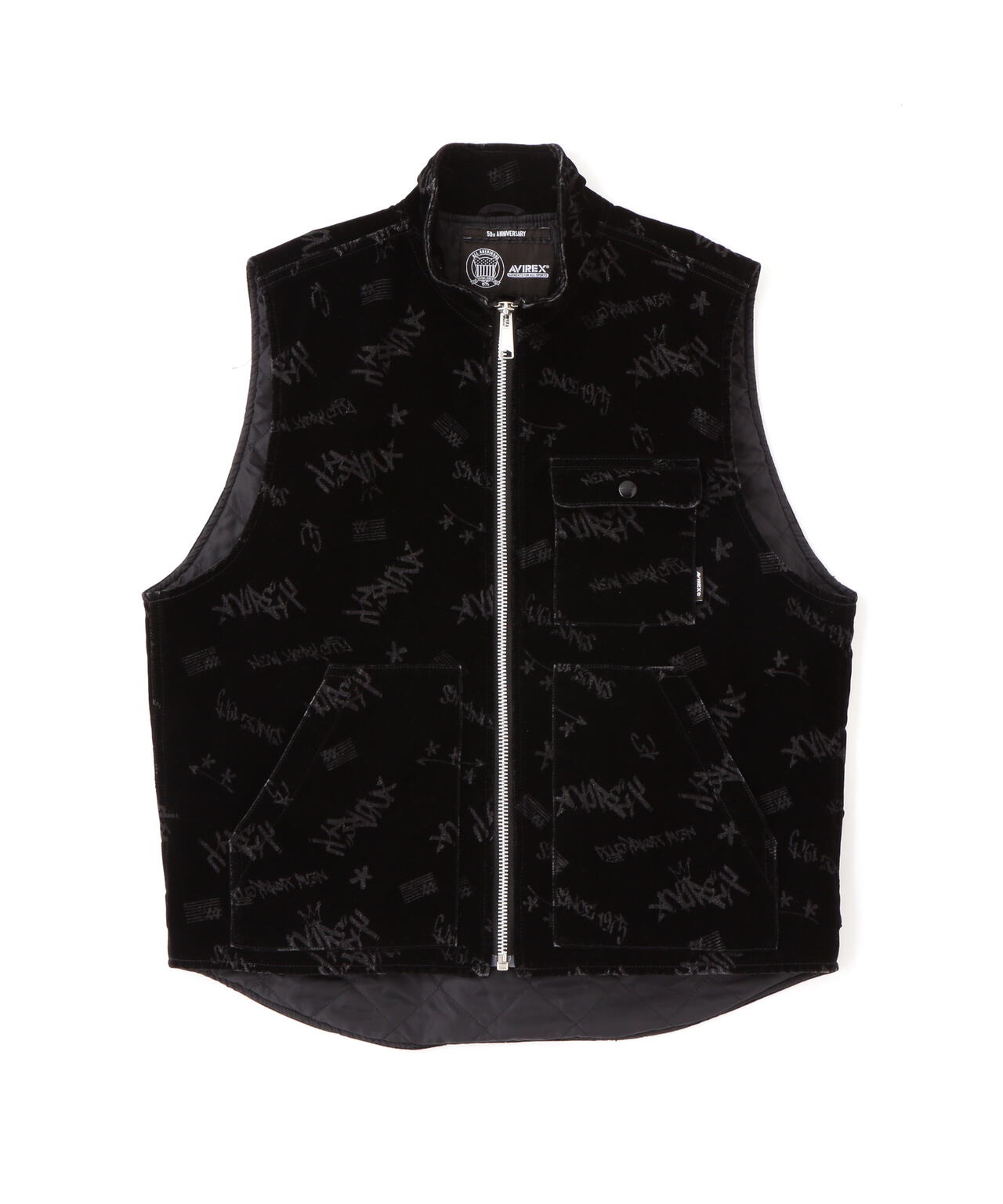 FLOCKING DENIM VEST