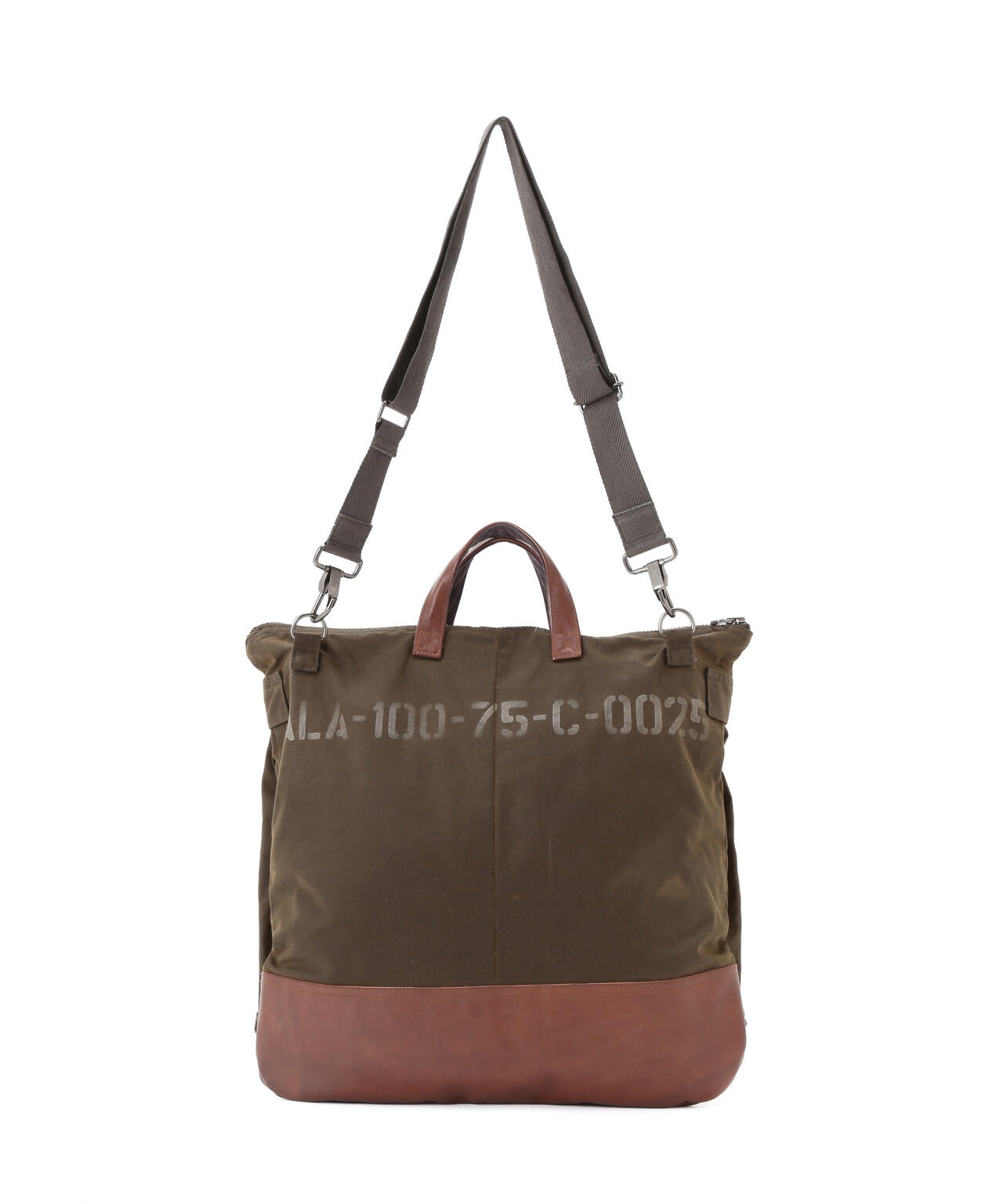 MILITARY FABRIC OILED CLOTH HELMET BAG