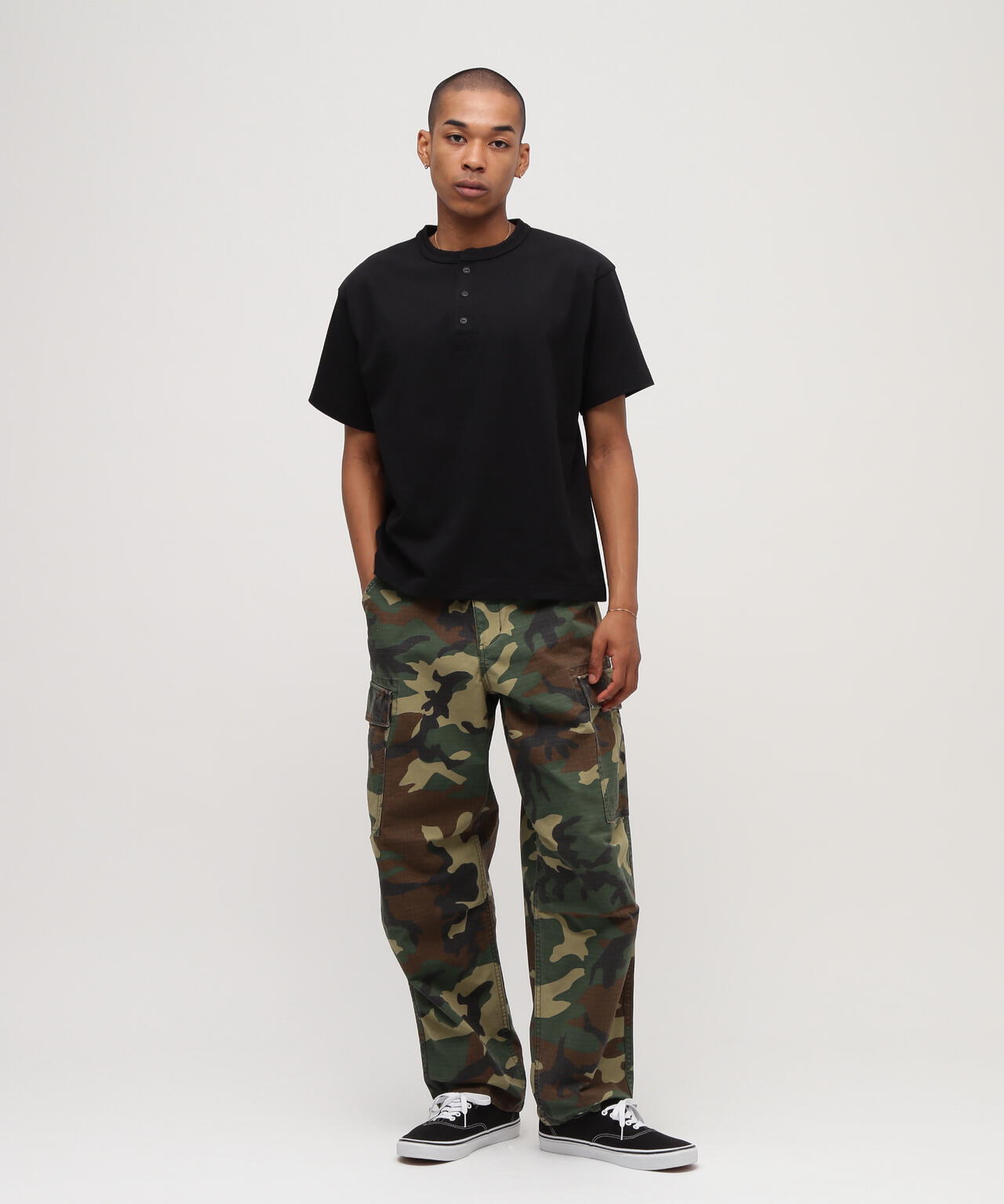 COTTON RIPSTOP CARGO PANTS