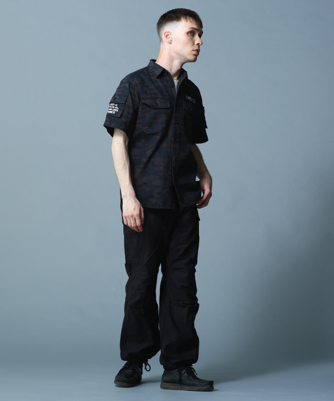 BASIC FATIGUE SHORT SLEEVE SHIRT / ベーシック ファティーグ 半袖シャツ / AVIREX / アヴィレッ