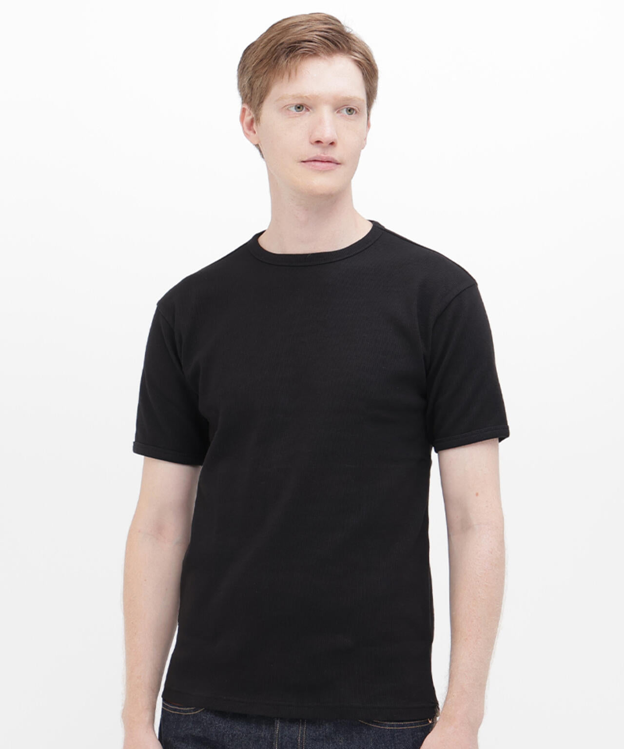 《DAILY/デイリー》MINI WAFFLE S/S CREW NECK T-SHIRT/ミニワッフル 半袖 クルーネック Tシャツ