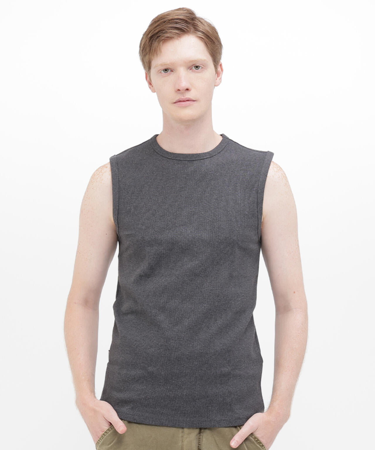 《DAILY/デイリー》DAILY NO SLEEVE SHIRT / デイリー ノースリーブ シャツ / AVIREX / アヴィレックス