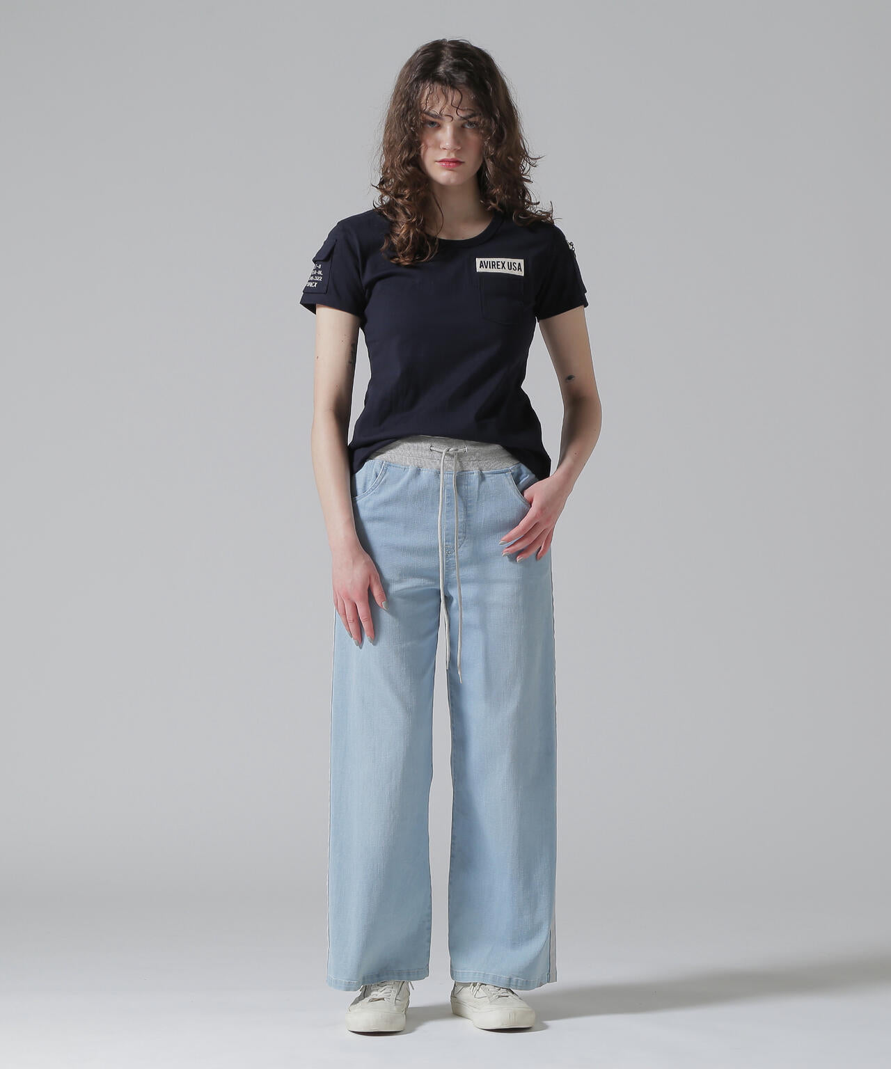 Height 171cm Bust 82cm Waist 59cm Hips 89cm 着用サイズ:M