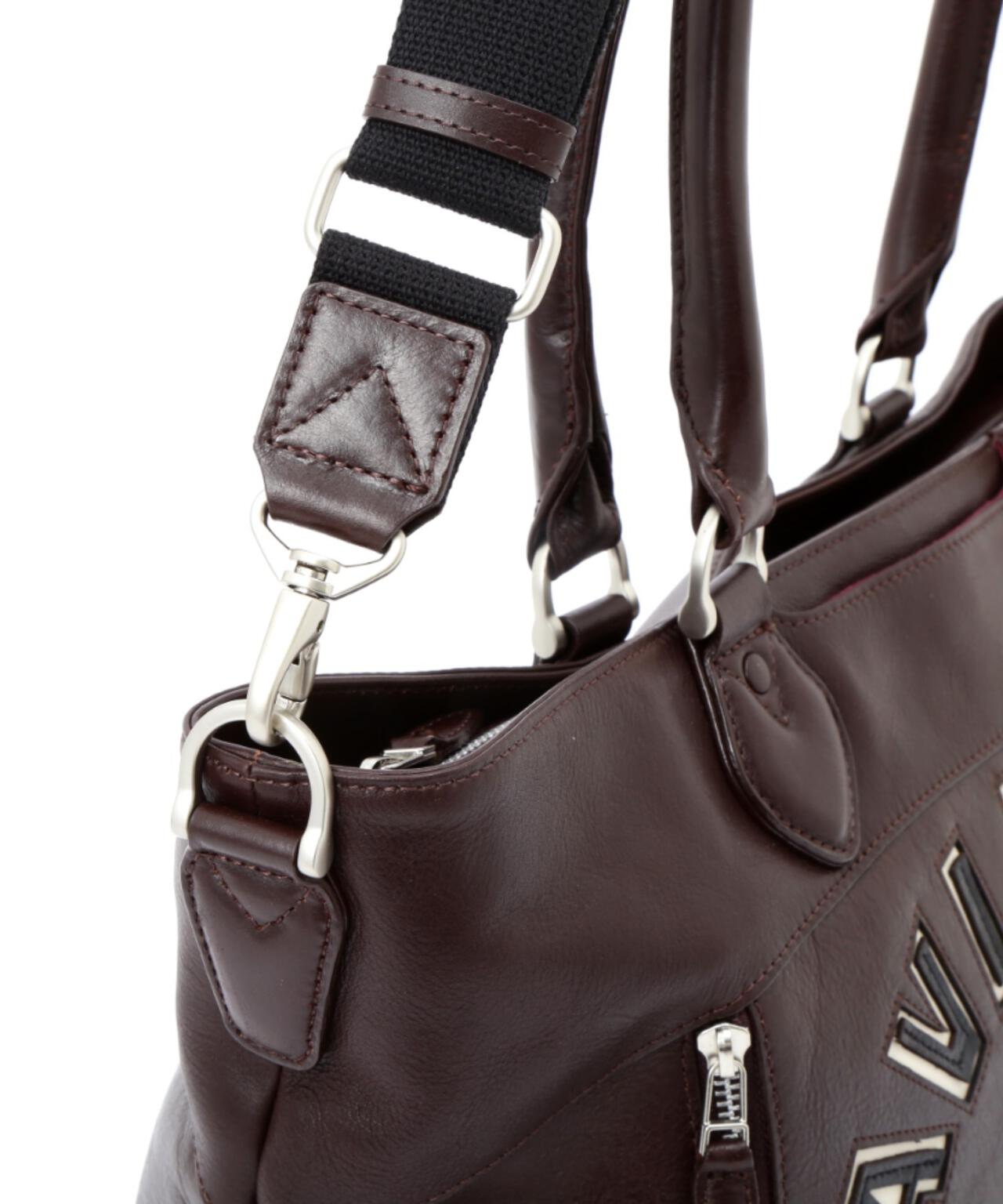 VARSITY LEAHER 2WAY TOTE BAG / AVX5627