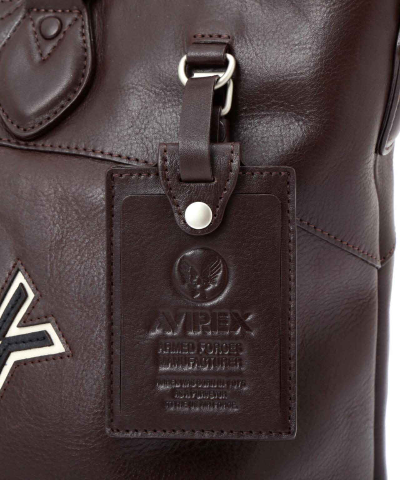 VARSITY LEAHER 2WAY TOTE BAG / AVX5627