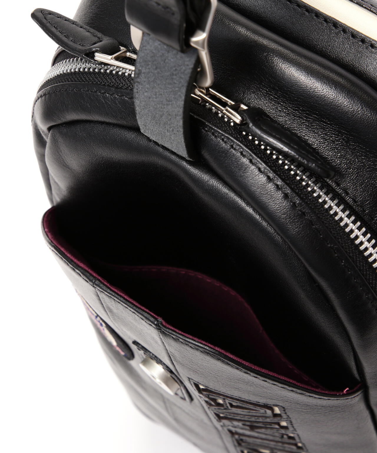 VARSITY LEATHER ONE SHOULDER BAG / AVX5629