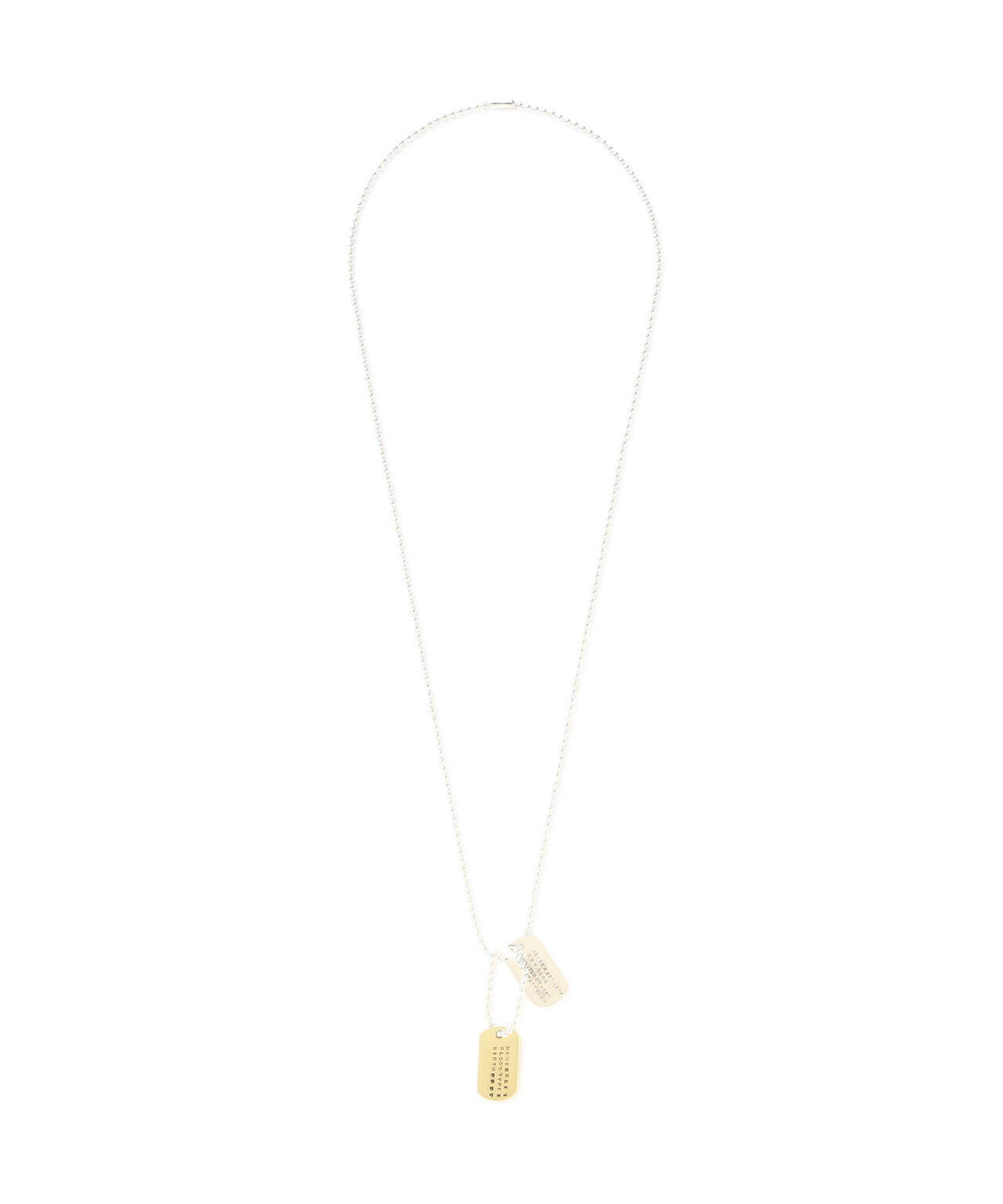 《AVIREXby J.H.M CO.,LTD. 》"SURPLUS" DOGTAG NECKLACE / "サープラス" ドッグタグ