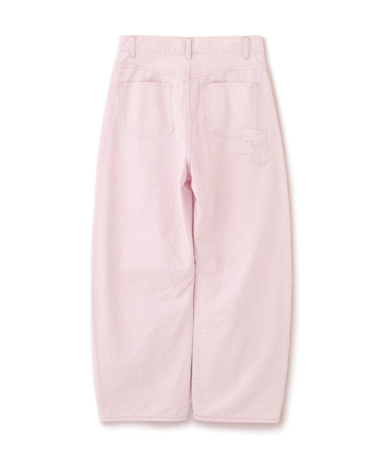 WAPPEN BARREL LEG DENIM PANTS