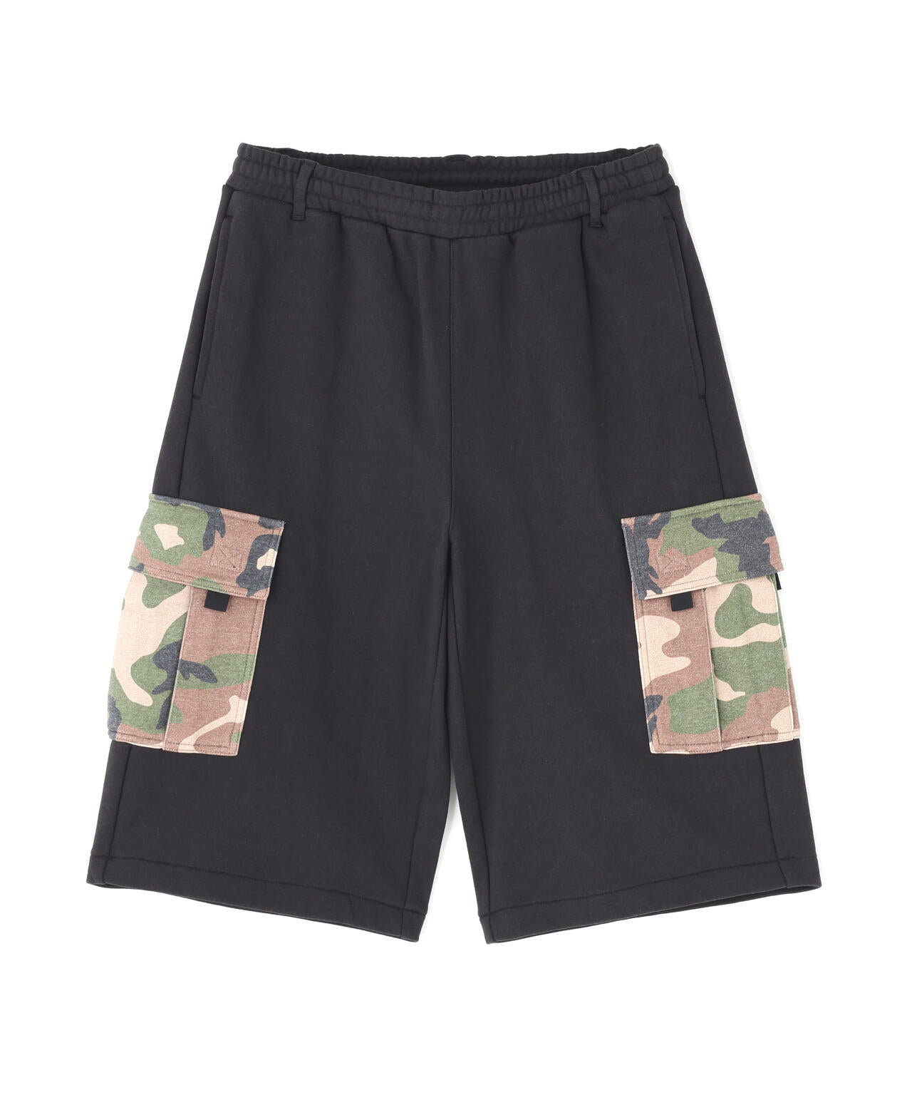 SWEAT CAMO CARGO SHORTS