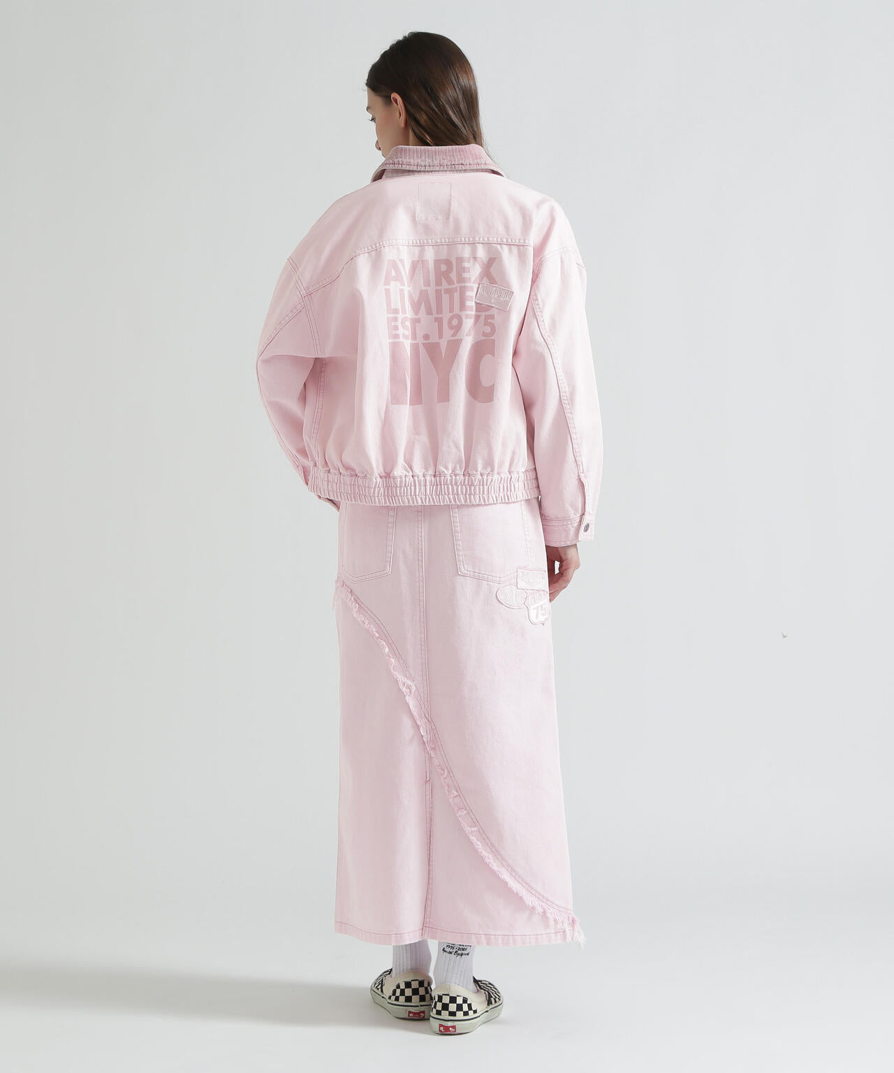 WAPPEN DENIM LONG SKIRT