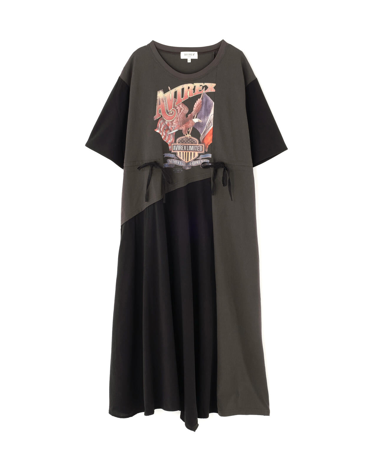 《直営店限定》REMAKE‐STYLE DRESS WITH EAGLE PRINT
