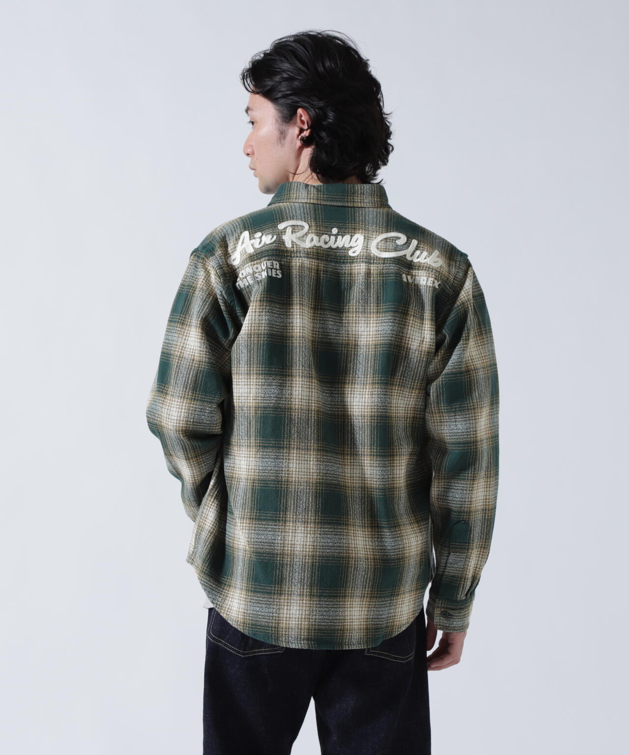《A.A.R.C》OMBRE CHECK EMB SHIRT