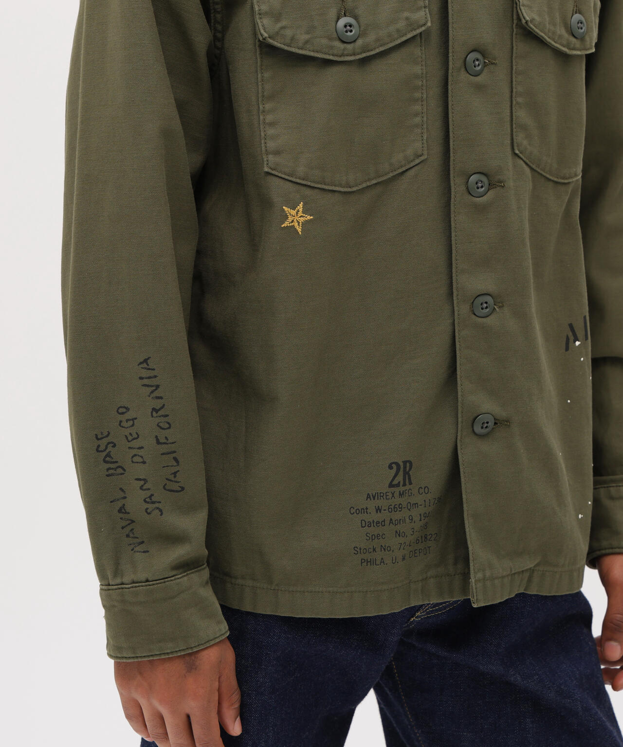 AGED LOOK L/S UTILITY SHIRT