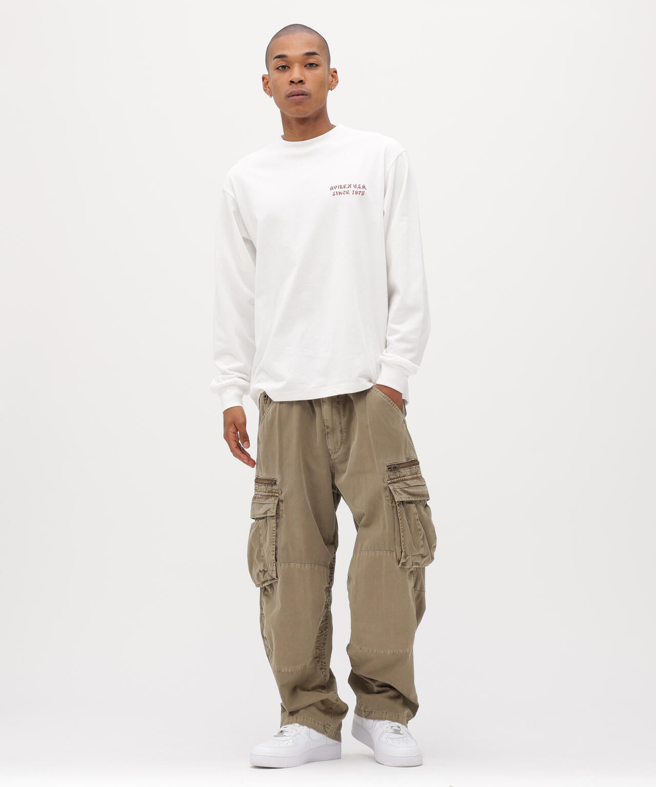 SOUVENIR L/S T-SHIRT ”DRAGON& CHERRY BLOSSOMS”